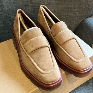New Vince Robin Suede Loafers